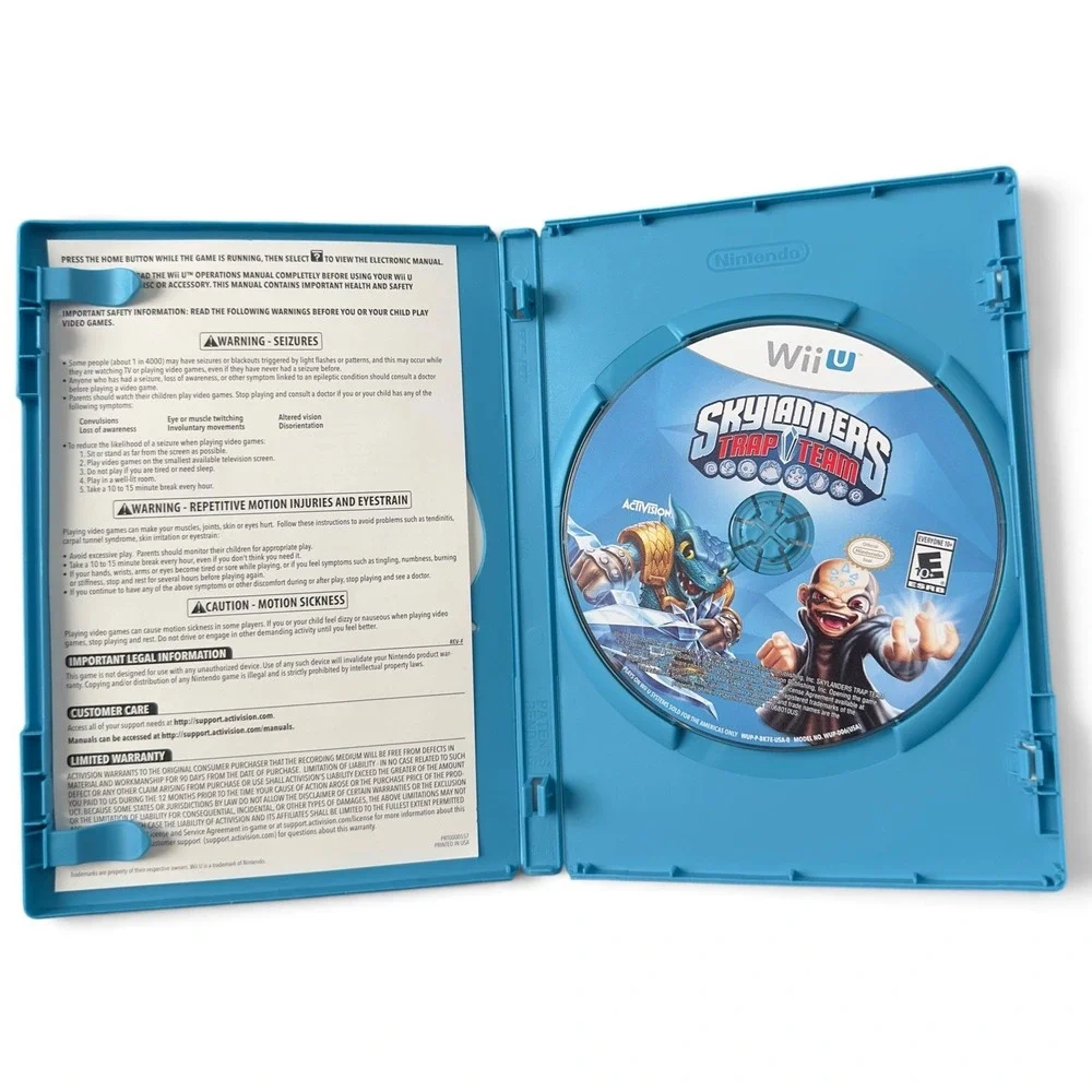 Skylanders Trap Team Wii U Starter Pack Activision Snap Shot Figure READ